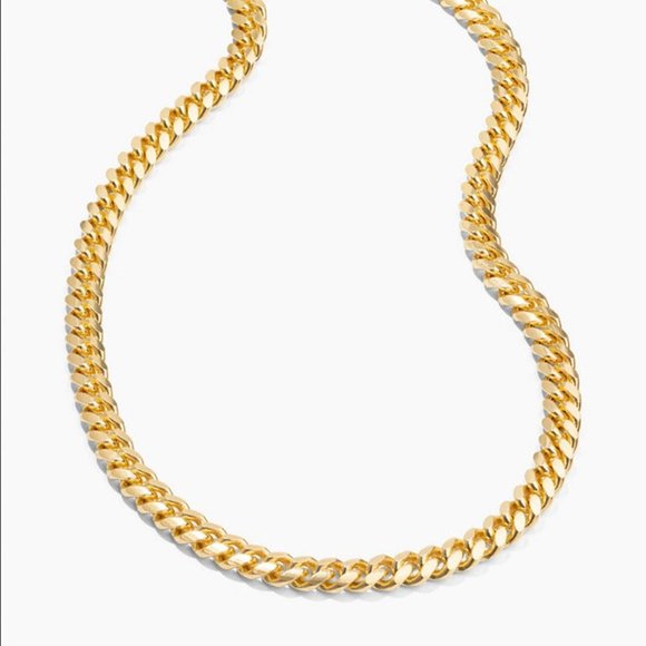 20" Cuban Chain Link 18K Gold Necklace Womens Ladies Fine Jewelry 18 Karat 20in - Picture 4 of 9